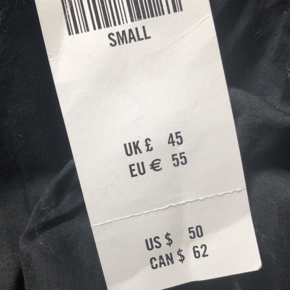 Abercrombie & Fitch Black Puffy Sleeves Summer Crop Top - Picture 7 of 7